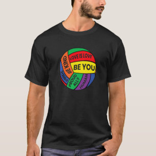 Camiseta Seja Você Orgulho Lgbtq Gay Lgbt Ally Rainbow Socc