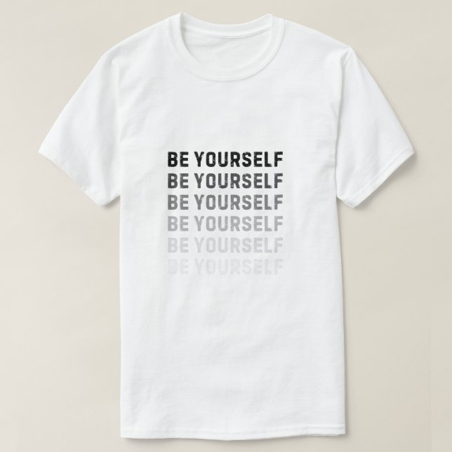 Camiseta Seja Você. Sempre. (Frente do Design)