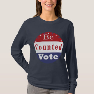 Camiseta Seja voto contado