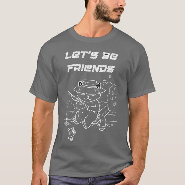 Camiseta sejamos amigos vintage (Frente)