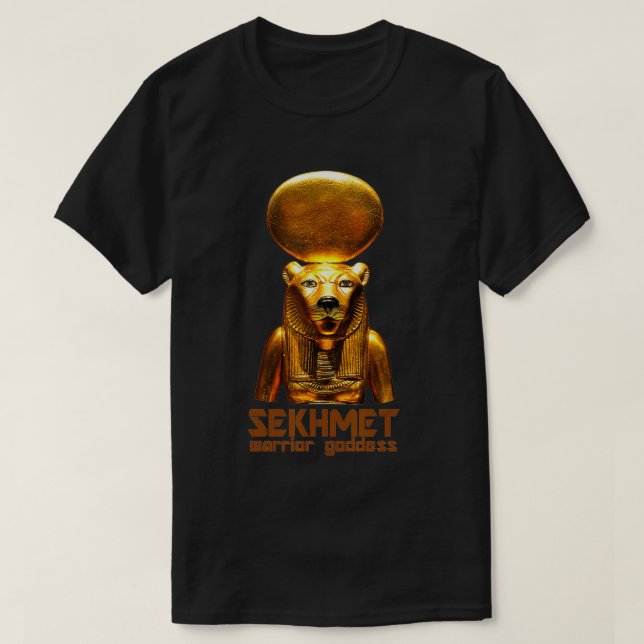 Camiseta Sekhmet A Worrior Goddess From Ancient Pharaonic E (Frente do Design)