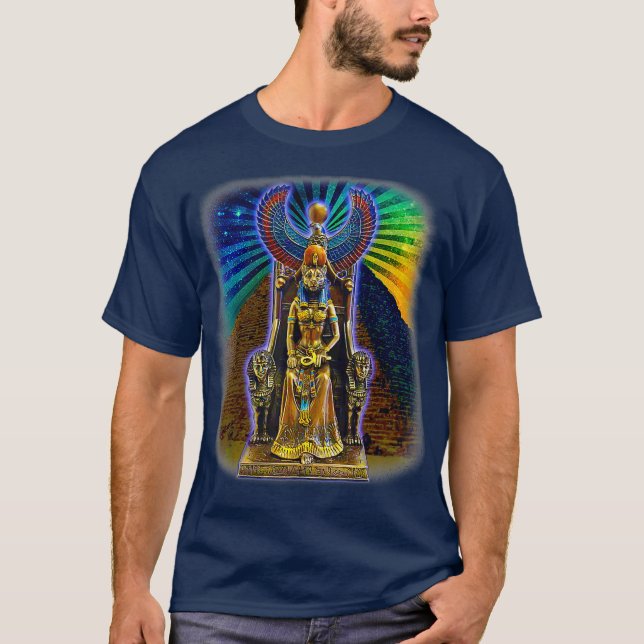 Camiseta Sekhmet Lioness, Deusa Egípcia da Cura (Frente)
