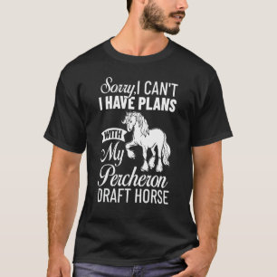 Camiseta Sela de Montar Cavalo de Raça Percheron 9
