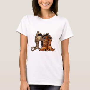 Camiseta Sela e botas