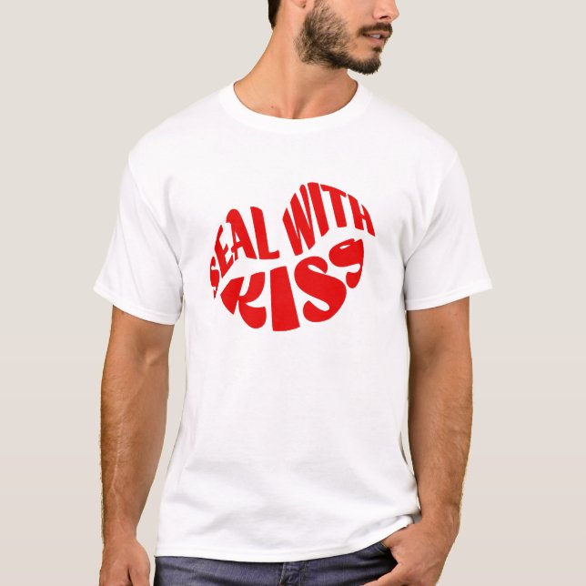 Camiseta Selado com um Beijo (Frente)