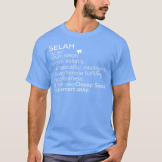 Camiseta Selah Name Selah Definition Selah Nome feminino Se