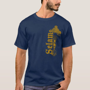 Camiseta Selam - olá! - no ouro