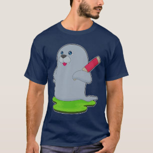 Camiseta Selar Críquete Taco de críquete