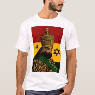 Camiseta selassie com estrela de David