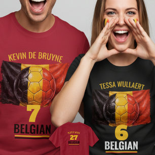 Camiseta Seleção Belga de Futebol Patrimônio Futebol