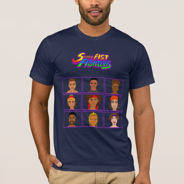 Camiseta Seleção de caracteres (Frente)