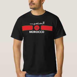 Camiseta seleção nacional de futebol marroquino