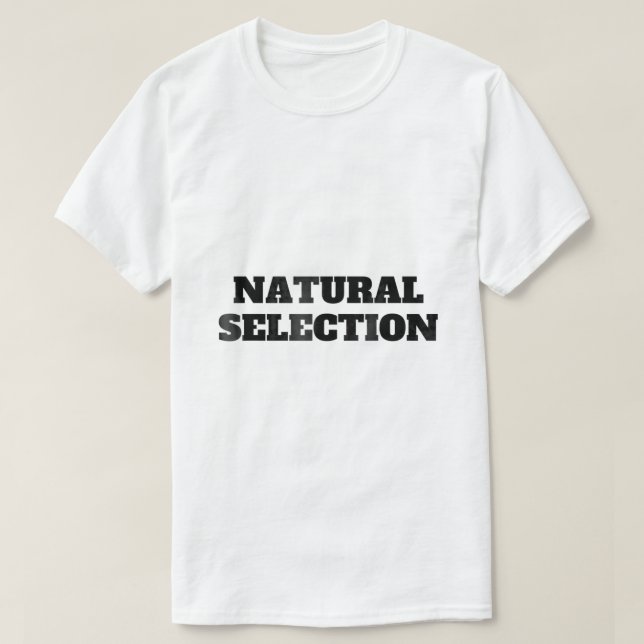 Camiseta Seleção Natural: Teto Para Mulheres Crianças De Me (Frente do Design)