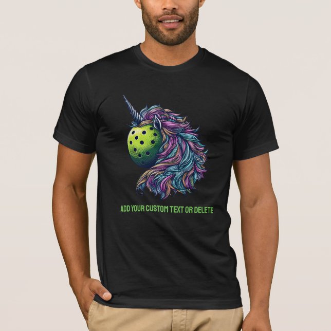 Camiseta Selecionador do Unicorn Unicorn de Picleball (Frente)