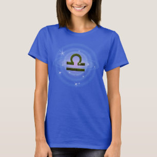 Camiseta Selecionar Cor Libra Símbolo Astrológico Zodiac