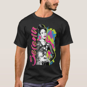 Camiseta Selena Quintanilla Selena Colorido Retro