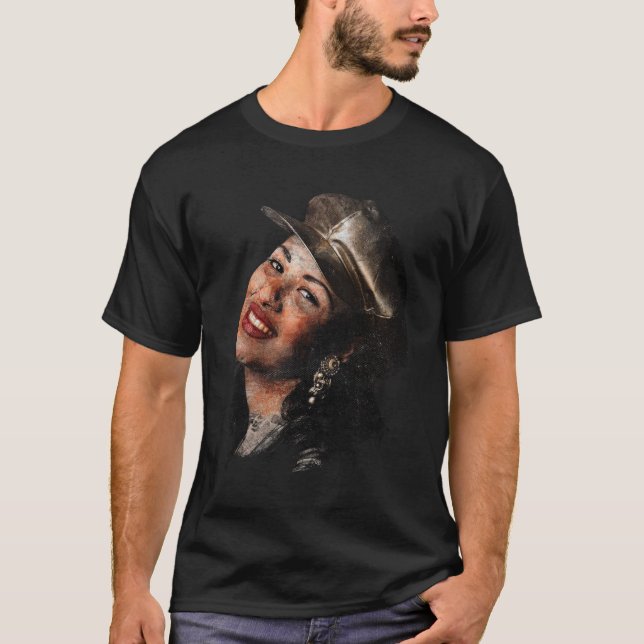 Camiseta Selena Quintanilla Sorriu (Frente)