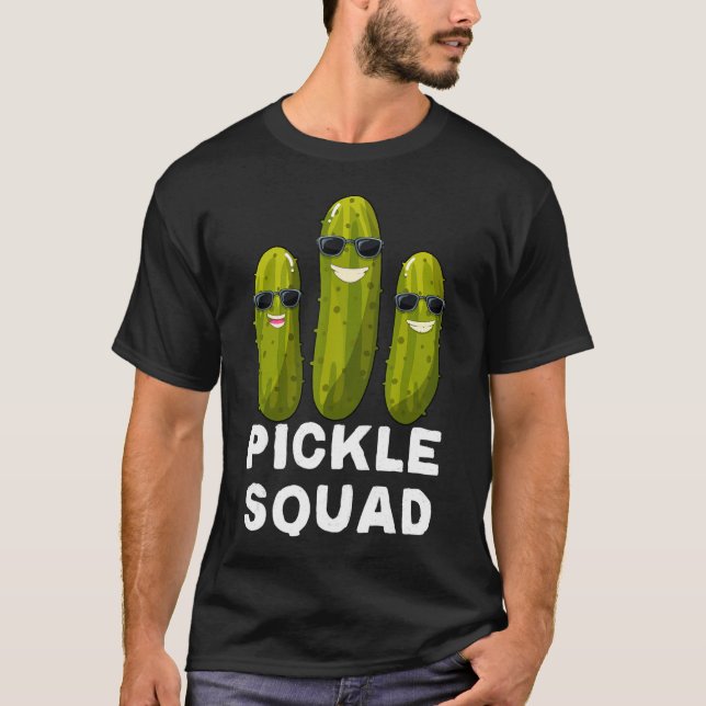Camiseta Seletor de Pílula de Picles de Esquadrão de Picles (Frente)
