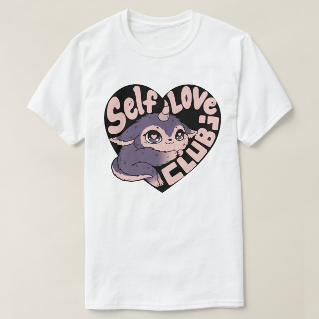 Camiseta Self Love Club (Frente do Design)