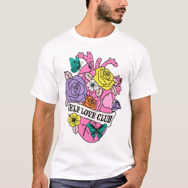 Camiseta Self Love Club Heart (Frente)