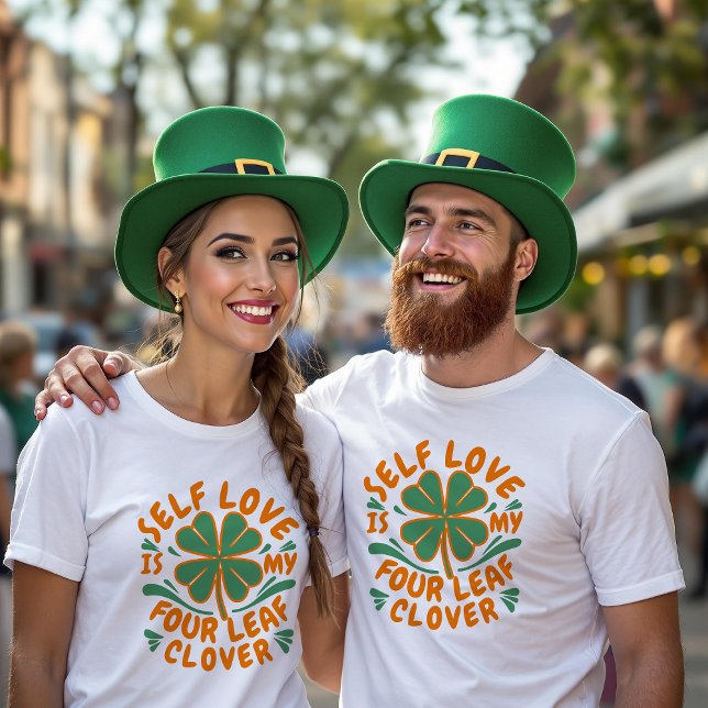 Camiseta Self Love Quatro Folha Clover Unisex (Criador carregado)
