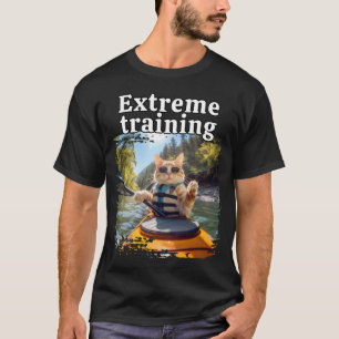 Camiseta selfi meme cat selfie kayak paddle