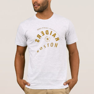 Camiseta Selfie - Boston com Logotipo Azul e Verme