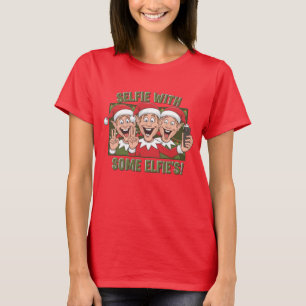 Camiseta Selfie Com Alguns Elfos!