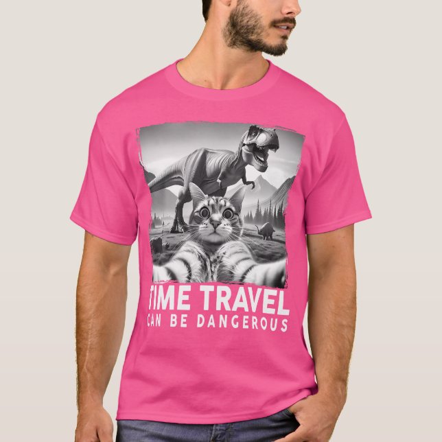 Camiseta Selfie De Gato Com Presentes De Gato Engraçado De  (Frente)