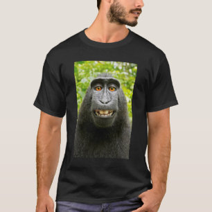 Camiseta Selfie de Macaco