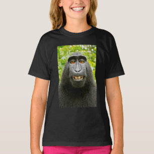 Camiseta Selfie de Macaco