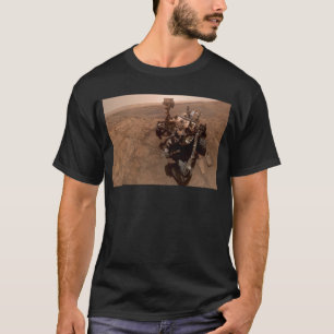 Camiseta Selfie de Marte Curiosity Red Martian Paisagem