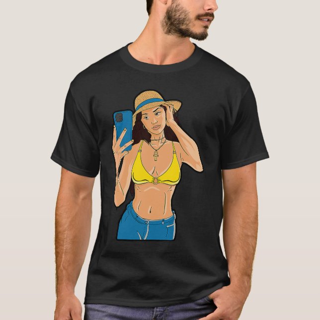 Camiseta Selfie Girl (Frente)