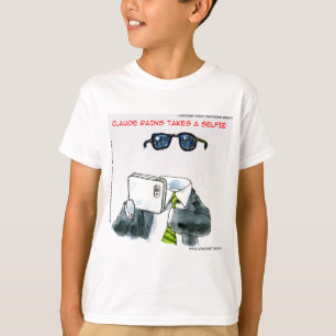 Camiseta Selfie Invisível Divertido