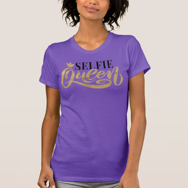 Camiseta Selfie Queen T-Shirt (Frente)