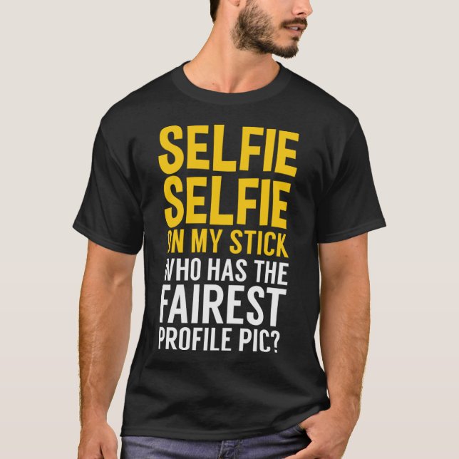 Camiseta Selfie Stick Profile Pic Fairy Tale Readers (Frente)