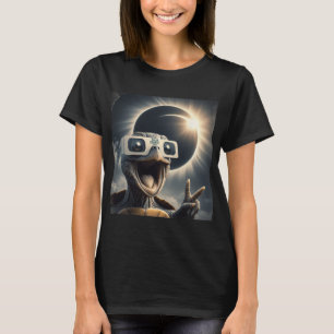Camiseta Selfie Turtle Kids Mens Eclipse Solar
