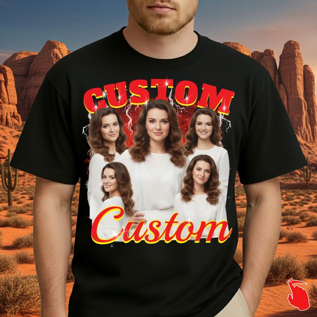 Camiseta Selfmade Bootleg tee - Design Your Own Custom 90s  (Criador carregado)