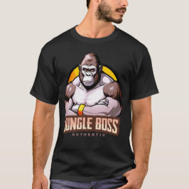 Camiseta Selgle Boss - Gráfico engraçado de gorila - Gorila