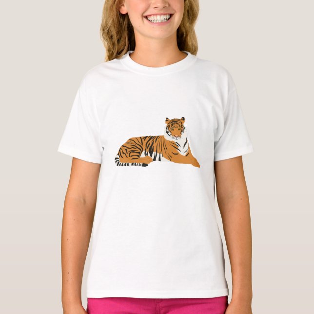 Camiseta Selgle Tiger Animal (Frente)