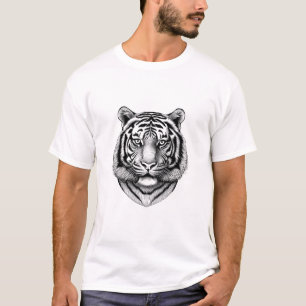Camiseta Selgle Tiger Face safari