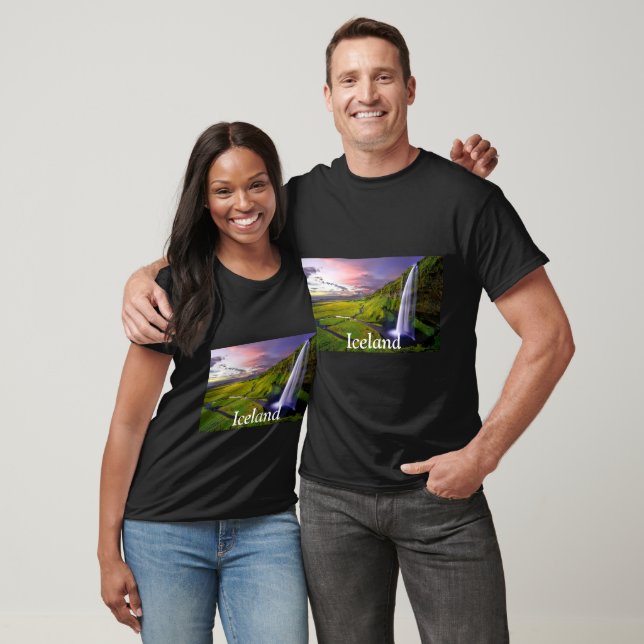 Camiseta Seljalandsfoss Waterfall Islândia  (Unissex)