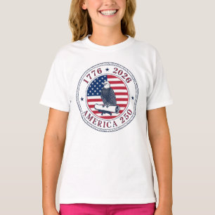 Camiseta Selo Águia Comemorativo América 250 – 1776-2026