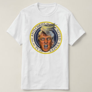 Camiseta Selo Anti Presidente Trump do Anti Cristo