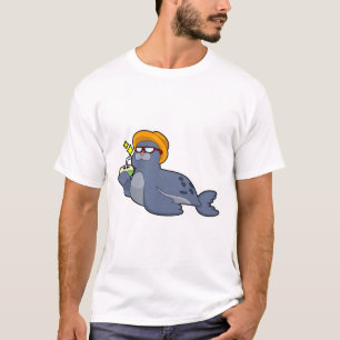 Camiseta Selo com coco