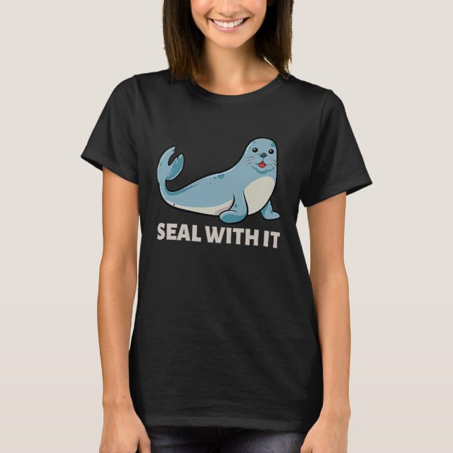 Camiseta Selo Com Ele Selo Dizendo Selo De Amor (Frente)