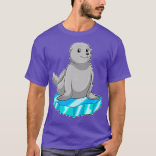 Camiseta Selo com flutuação de gelo
