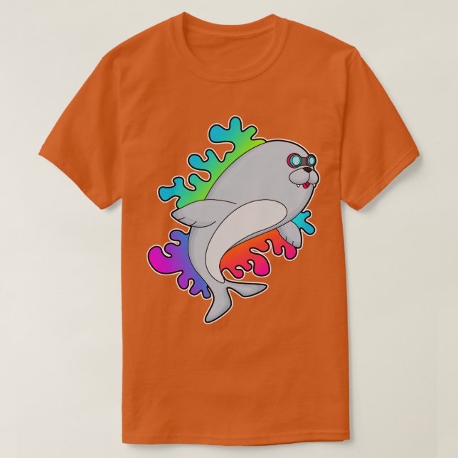 Camiseta Selo com óculos 2 (Frente do Design)