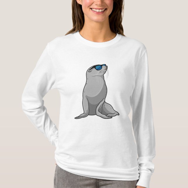 Camiseta Selo com óculos de sol (Frente)