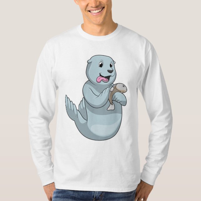 Camiseta Selo com Peixe (Frente)